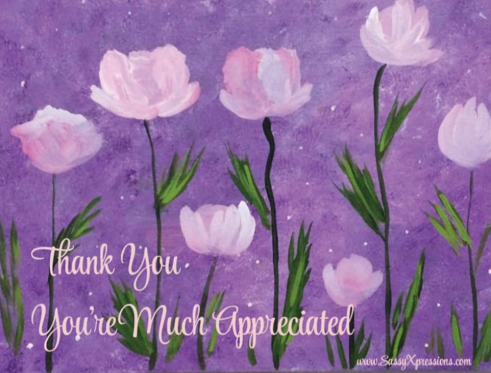 Thank You You're Appreciated Appreciation Greeting Card Refrigera...