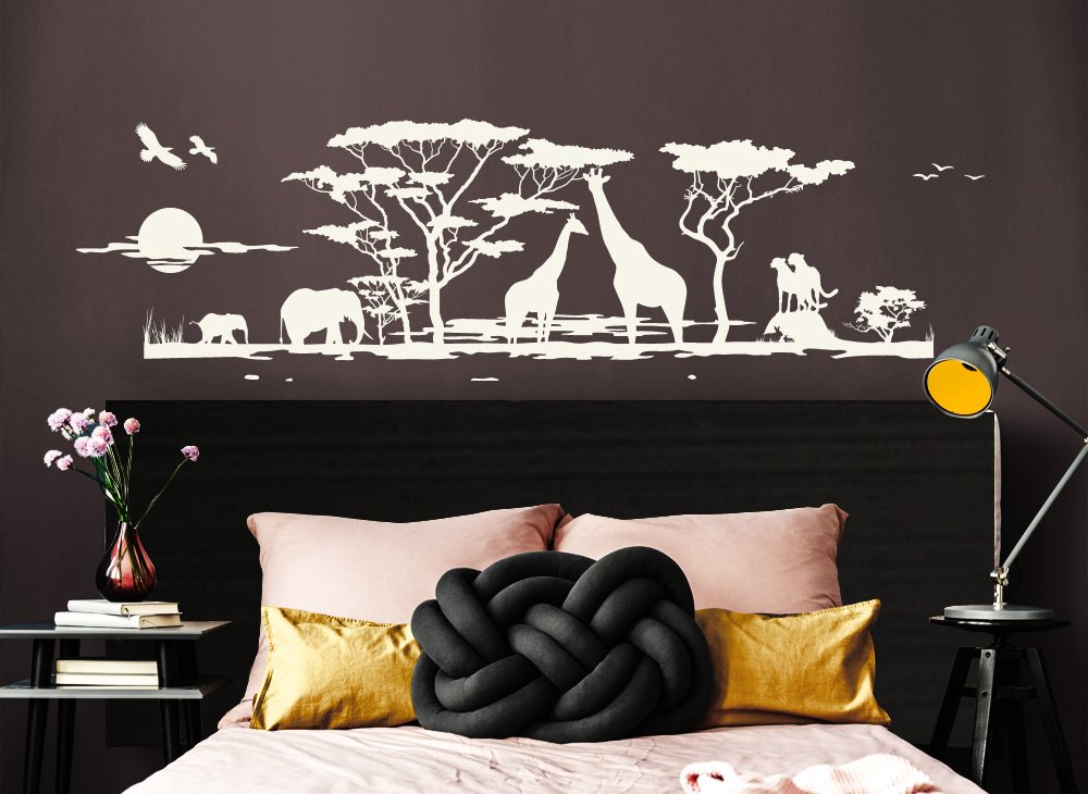 Adesivi Murali Soffione - 2 Pezzi Per Camera Da Letto E Soggiorno - Foto 3