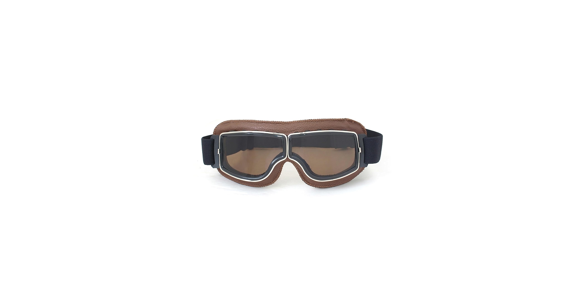 AVIATOR Googles T2 アヴィエーターゴーグル バイク　パイロット ゴーグル AVIATOR T2 茶 フレームの色ゴールド ガラス: クリア