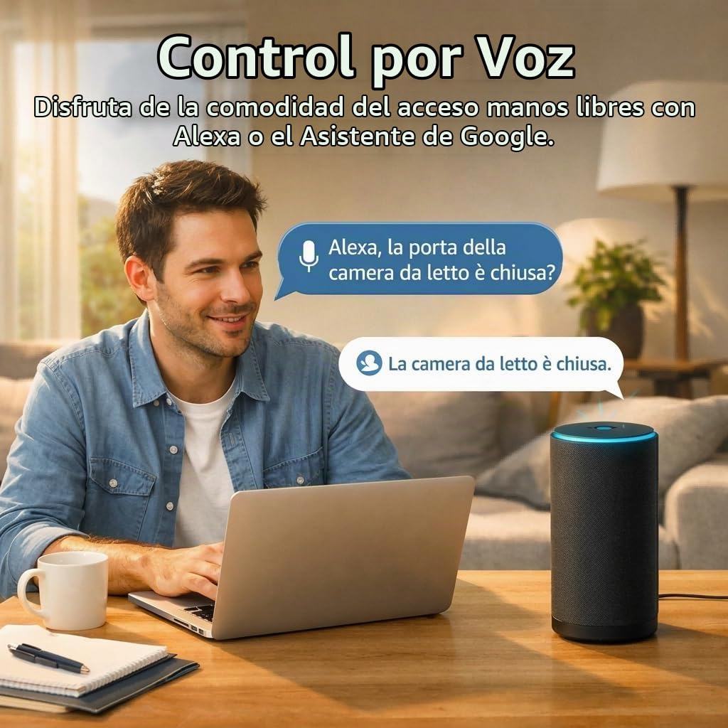 Sensor de puerta y ventana Zigbee inteligente, requiere Hub Zigbee, compatible con Alexa/Google Home/Home Assistant/Tuya, Detector inalámbrico de contacto de ventana para sistema de alarma, No se