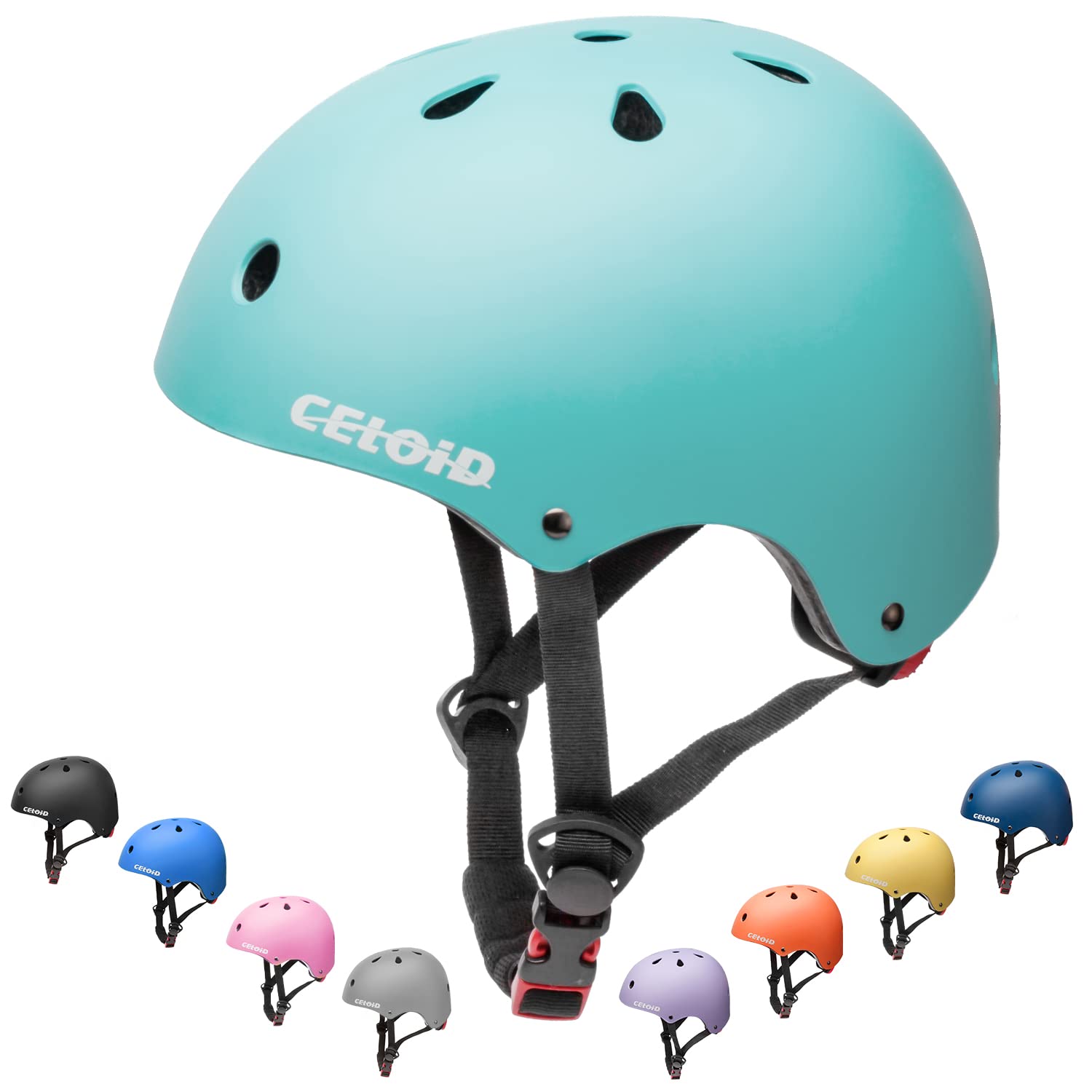 Casco de bicicleta para niños, cascos de patineta para niños de 2 a 3 a 5 a 8 a 14 años, ajustable, multideporte, para bicicleta, patineta, fútbol, patinaje, patinaje, patineta, patineta,