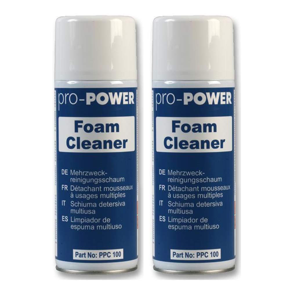 Pro Power 2x Foam Cleaner Cleanser 400ml Multi Purpose Anti Static Electronics