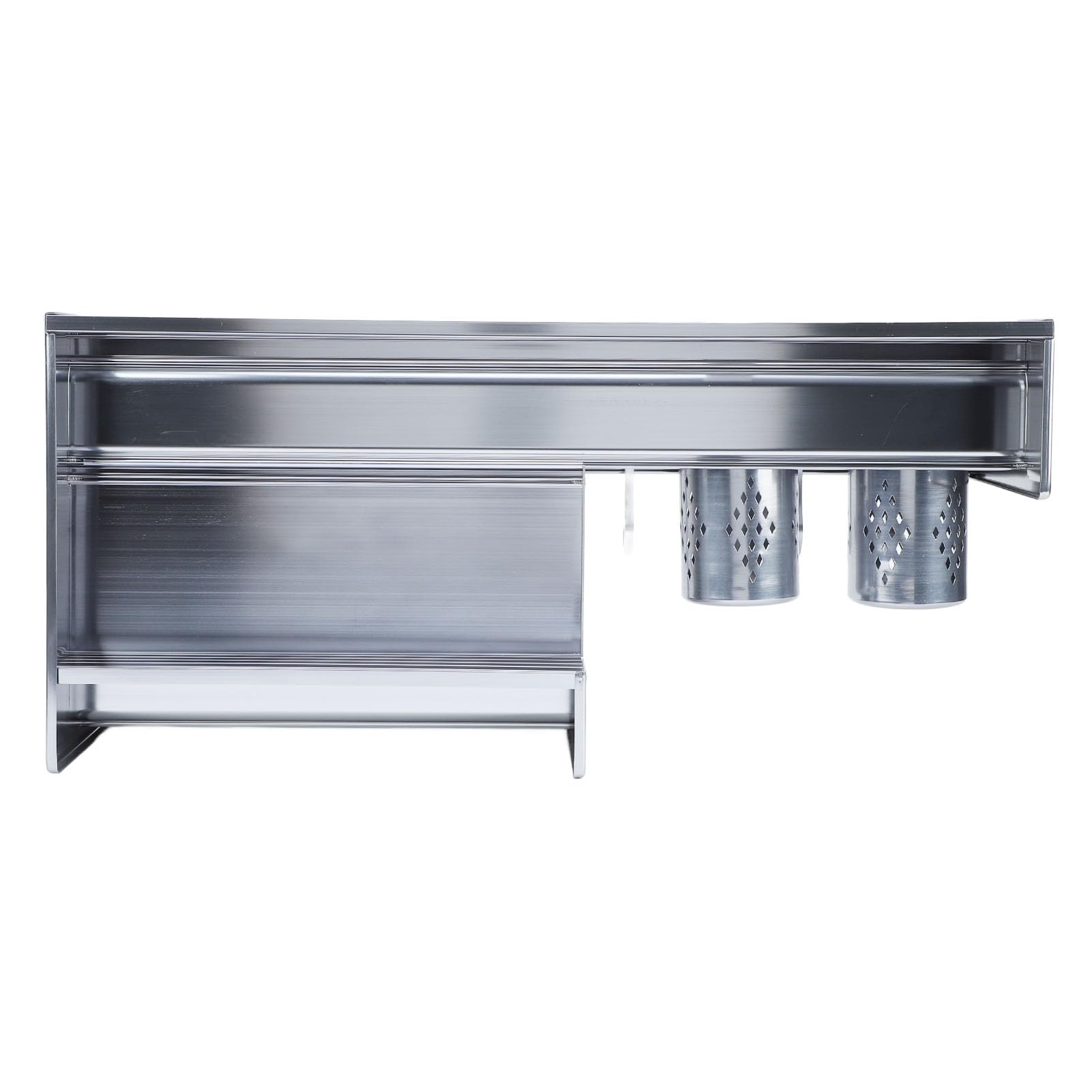 Support de Rangement Mural Moderne en Aluminium pour Baguettes et Ustensiles, pour une Organisation Efficace de la Cuisine