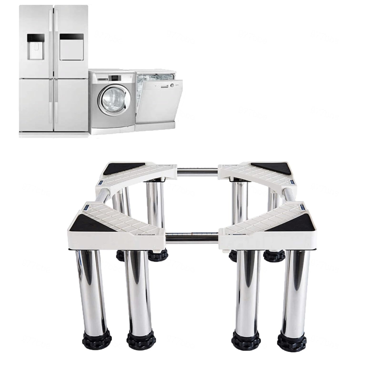 Genérico Pedestal para Lavadora y Secadora de 28 Pulgadas de Ancho, Carga Universal de 880 lb/400 kg, Soporte para refrigerador, Pedestal para Lavadora y Secadora, Carrito móvil con Ruedas para Elect