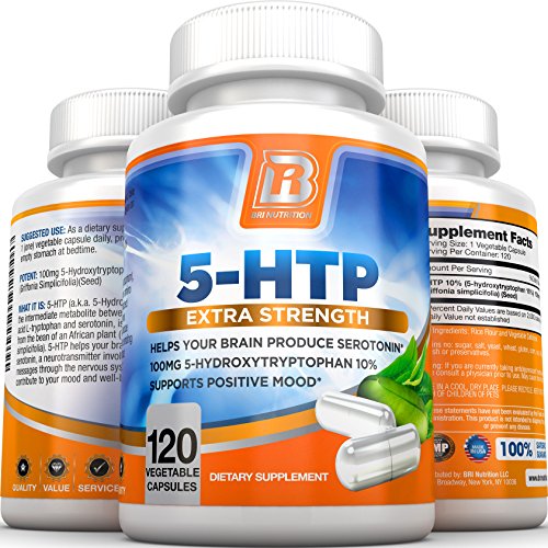 Bri Nutrition 5 Htp 100Mg 120 Vegetable Cellulose Capsules (5-Hydroxytryptophan) - Supports Healthy Mood And Rest (120Ct) #TOP3