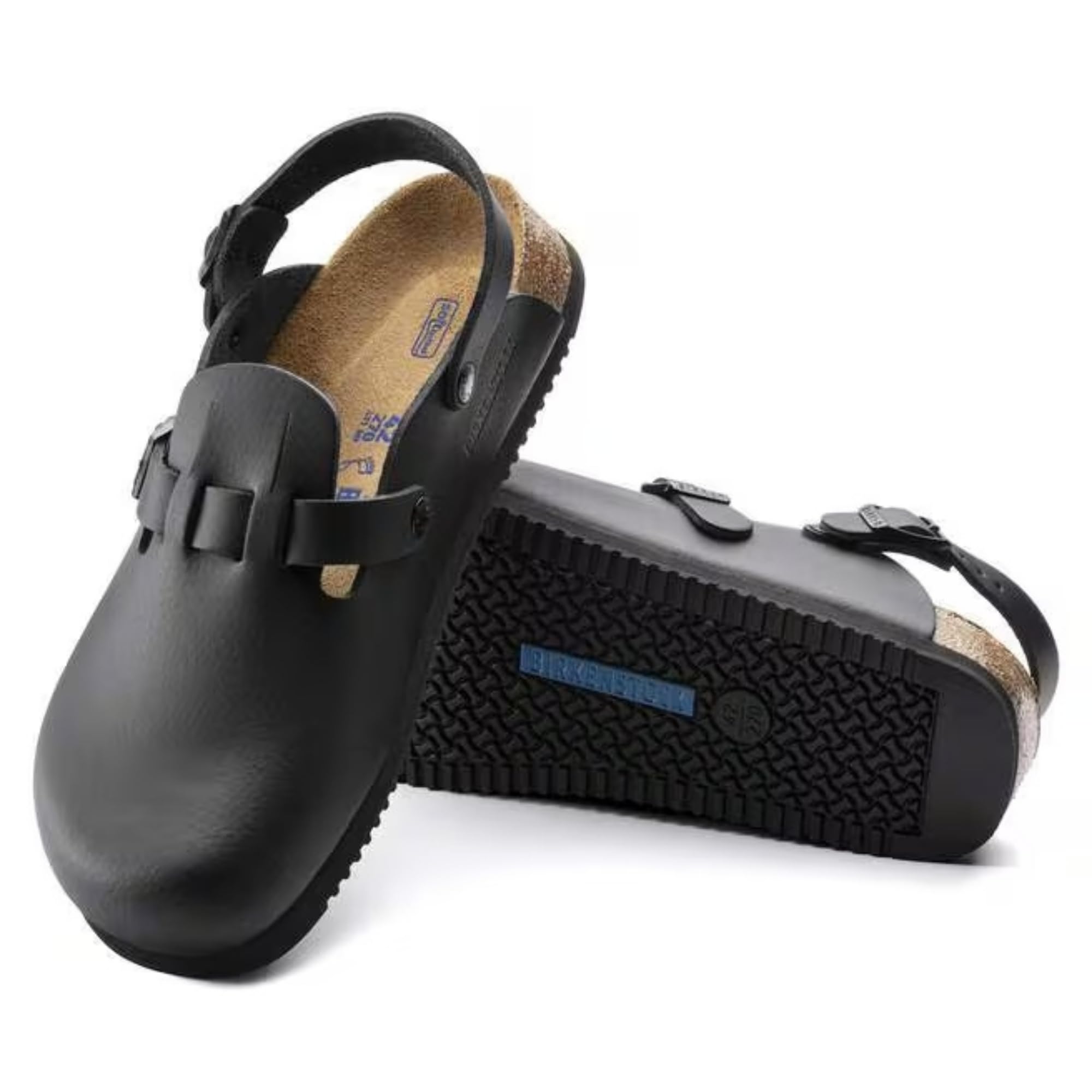 Birkenstock Kay Supergrip Professional Black Clogs da Donna