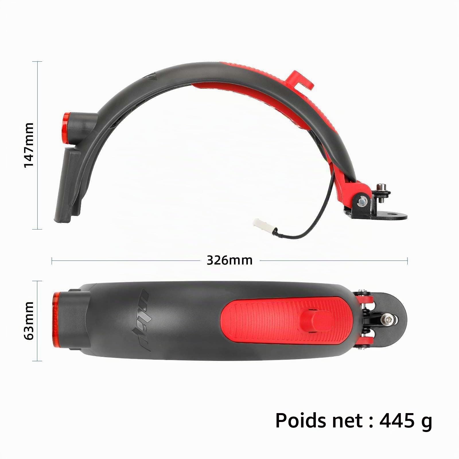 myBESTscooter - Garde-Boue arrière en métal pour Trottinette électrique Xiaomi M365 1S Essential Pro 2 Mi3