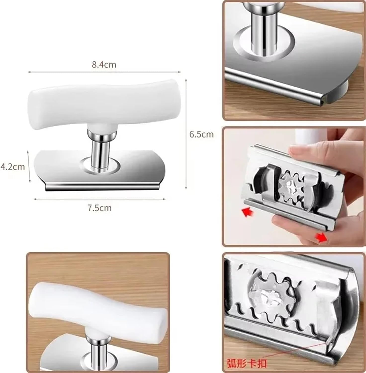Adjustable Jar Opener Stainless Steel Lids off Jar Opener Bottle Opener Kitchen Accessories Canfor 3-9.5CM(Green)