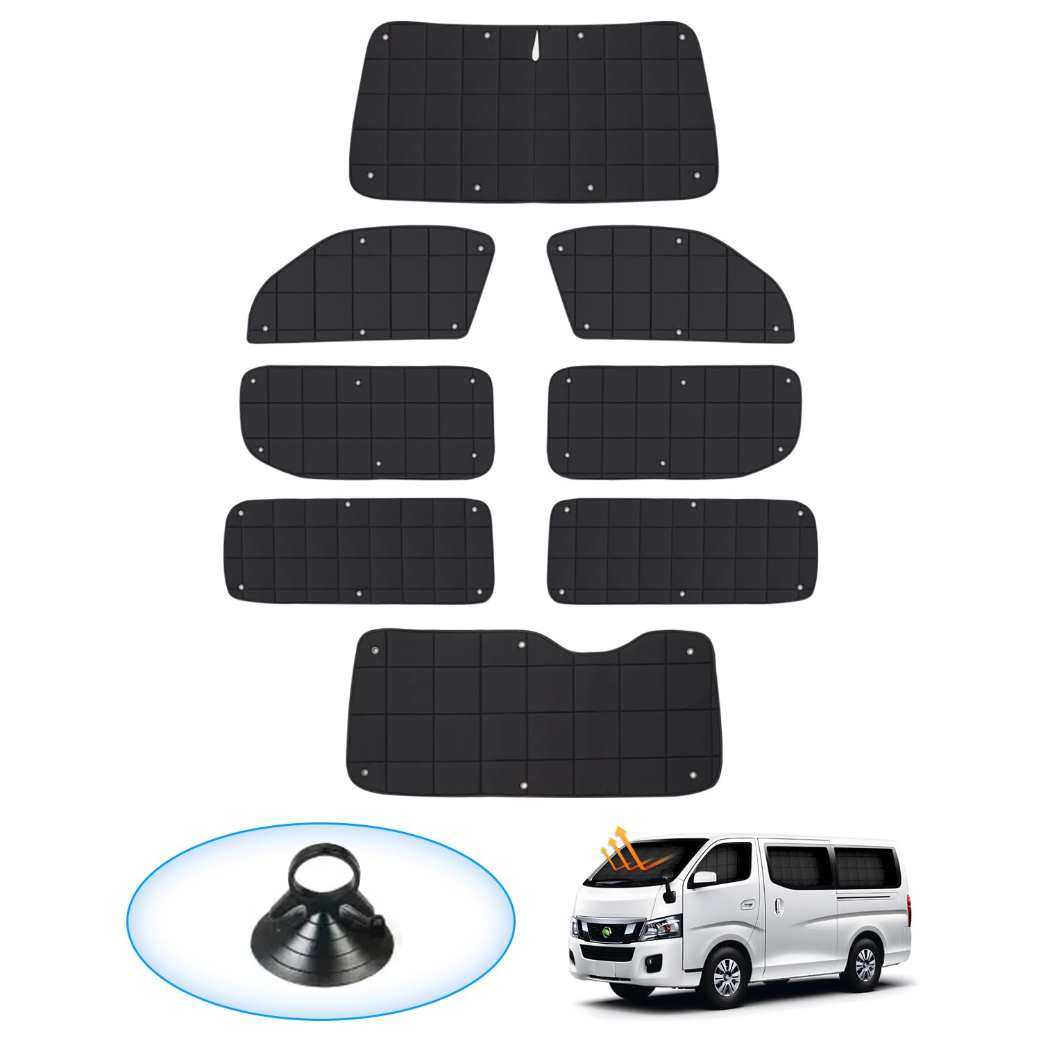 Amazon.co.jp: AUTO SPEC ニッサン E26系 サンシェード 1台分 全窓用