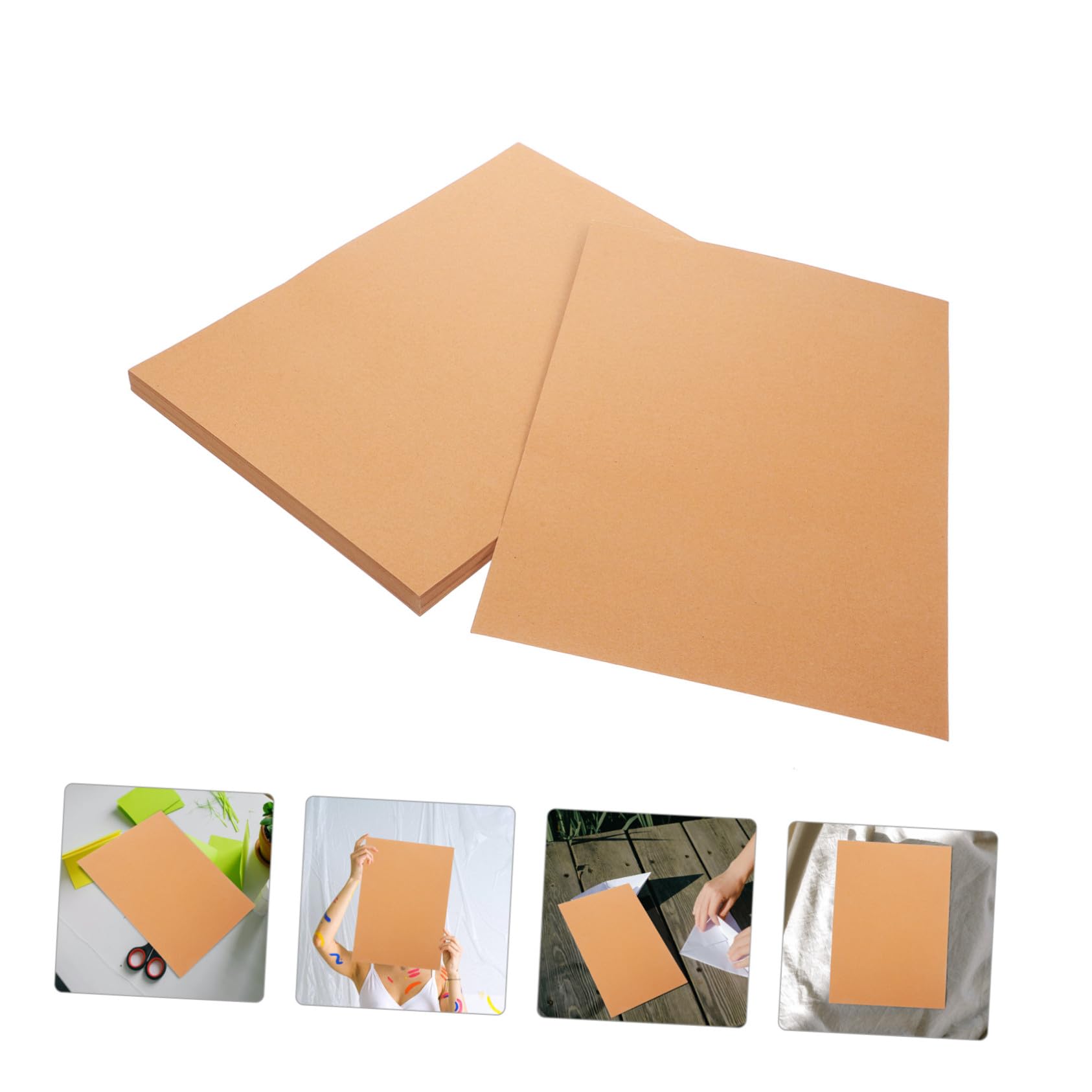 NUOBESTY 100fogli Cartoncino Carta per Cartoncini e Bricolage Fai da Te Materiale Sicuro per Progetti Creativi per Attività Manuali per Ragazzo Ragazza Ragazza e Adulti