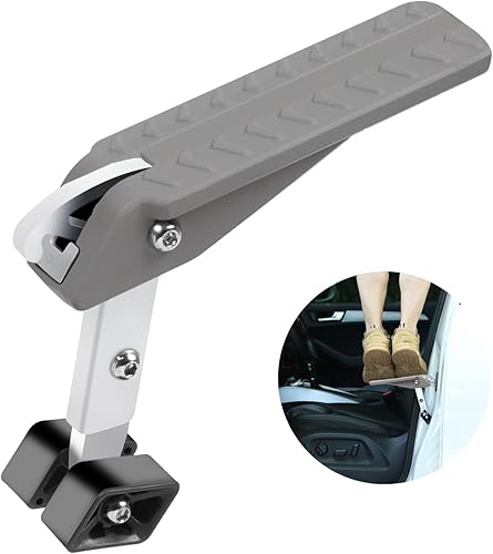 Miniatura 16 de COWVIE Escalón plegable para puerta de auto: Escalón para acceso al techo del vehículo para ambos pies, Escalera para la mayoría de SUV, Camiones