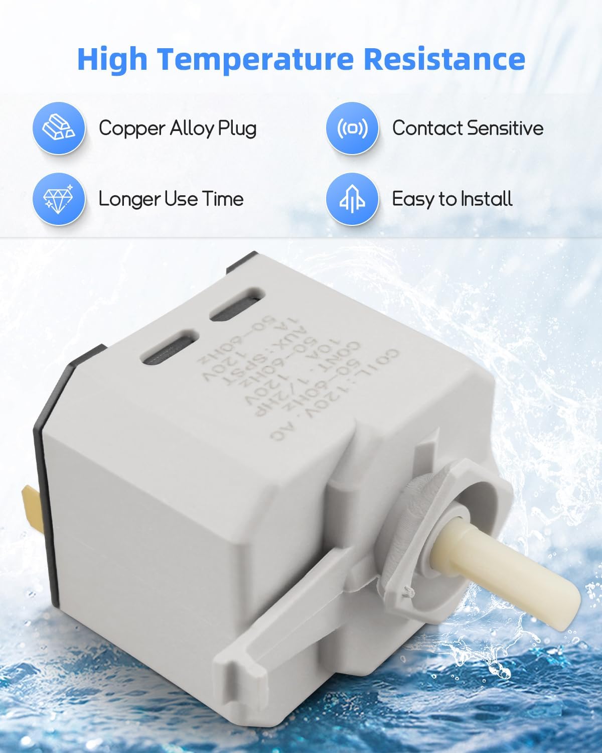 W10117655 Dryer Push to Start Switch Fit for Maytag/Kenmore/Whirlpool/Crosley, Replace AP6015267, Dryer Start Switch