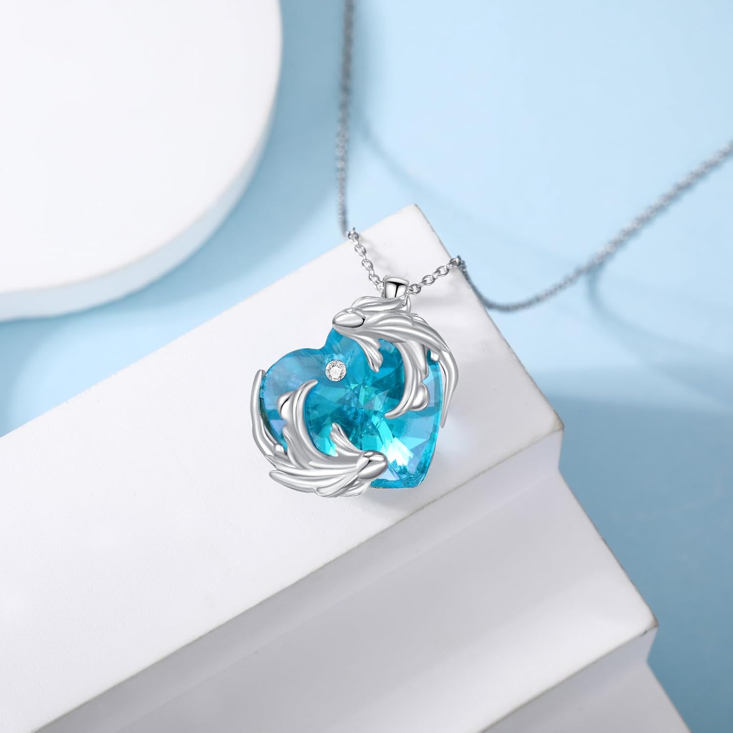 12 Constellation Necklace for Women 925 Sterling Silver Zodiac Pendant Heart Pendant with Birthstone Astrology Horoscope Mother’s Day Gifts Birthday Jewelry