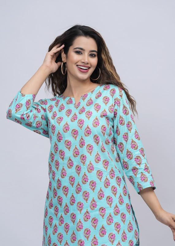 Image of 100% Cotton Printed Night Suit for Women's Shirt and Pyjama Sleep wear Set for Womens and Girls