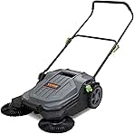 VEVOR Walk-Behind Hand Push Floor Sweeper, 25.6