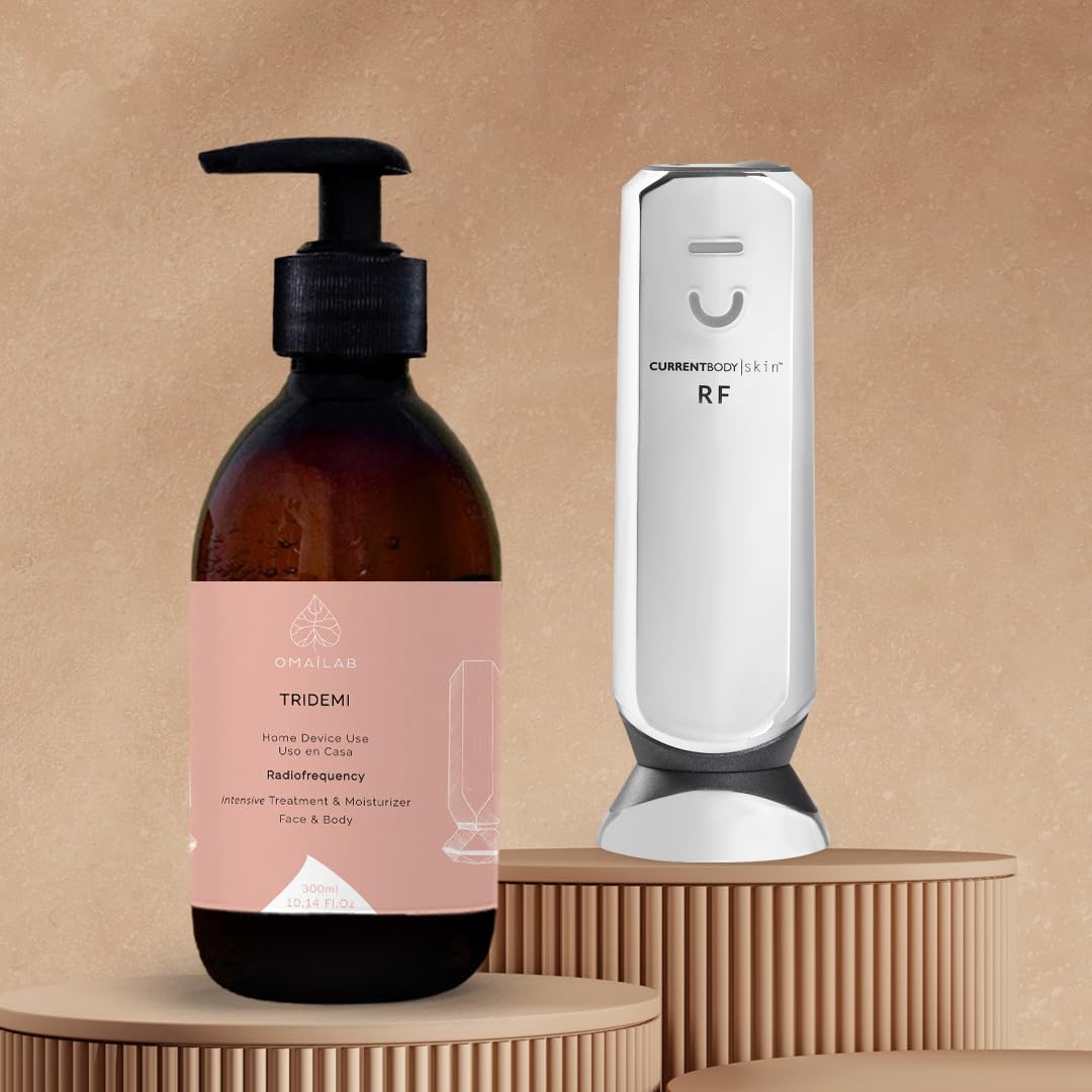 300 ml OMAILAB Tridemi Gel Conductor para Radiofrecuencia, Compatible con Tripollar, Foreo FAQ 102 103, Anlan, Current Body, Tratamiento Intensivo Facial y Corporal