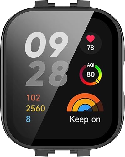 Miniatura 5 de PC+Funda protectora de pantalla de vidrio templado compatible con Xiaomi Redmi Watch 3Mi Watch Lite 3 Protector de pantalla para Xiaomi Redmi Watch