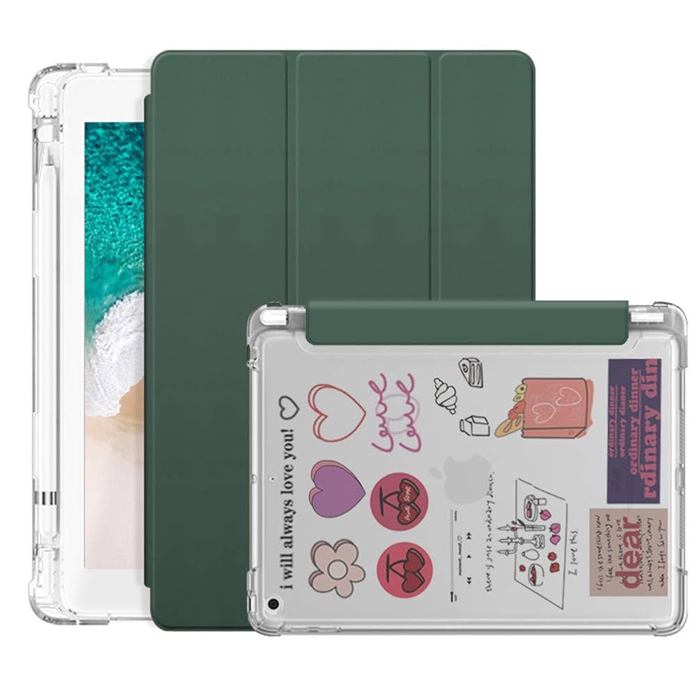 Amazon.co.jp: VooDirop iPad ケース ペンホルダー付き ガラス