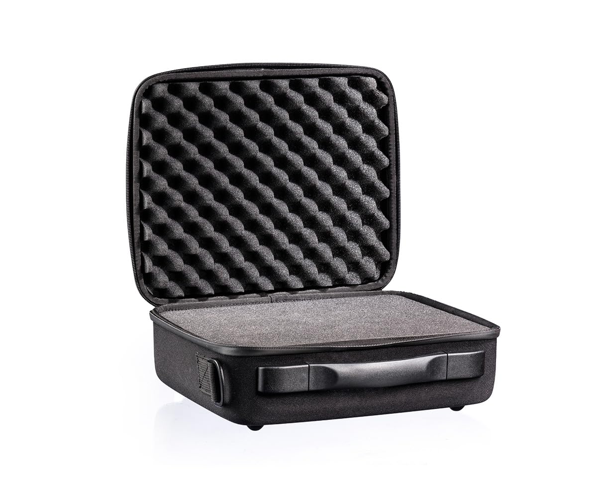 Custodia rigida termoformata in EVA 200, resistente, con schiuma per riporre apparecchiature sensibili, design antiurto e leggero con inserto in schiuma personalizzabile, ideale per