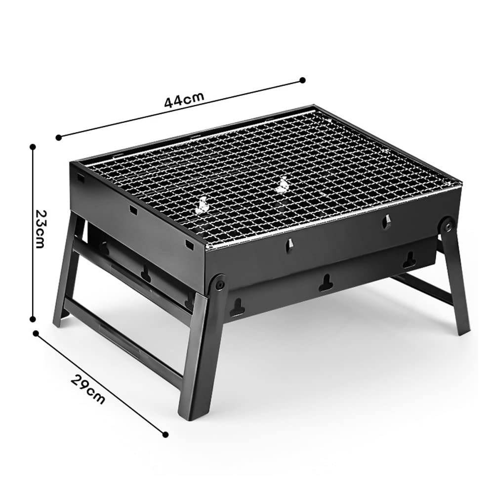 Grill Na Węgiel Drzewny Przenośny Składany Grill Wędzarnia Grill Ze Stali Nierdzewnej/Onecolor/S
