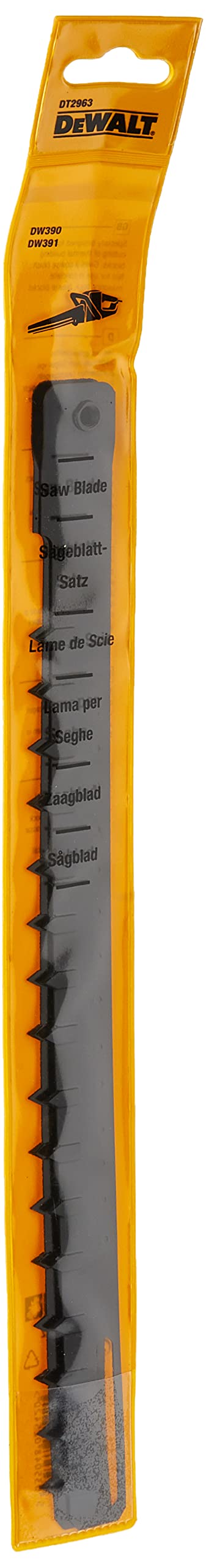 DeWalt DT2963-QZ - Hoja de sierra Alligator TCT de 360 mm de longitud para bloque de construcción y termoarcilla, clase 12