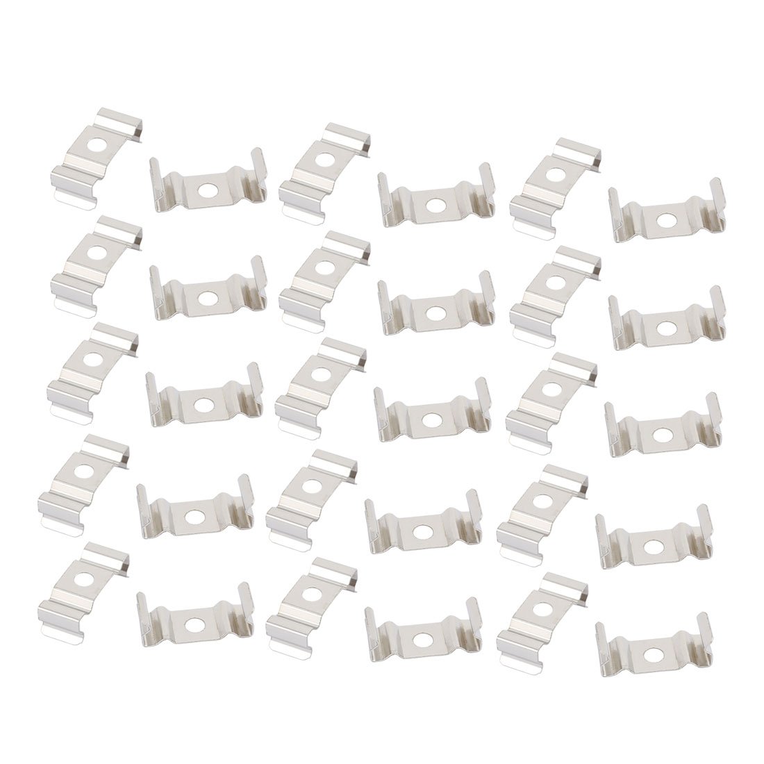 Uxcell Silver Sourcingmap 20 Pcs T4 Fluorescent Tube Lamp Lampholder Bracket Clip Tone