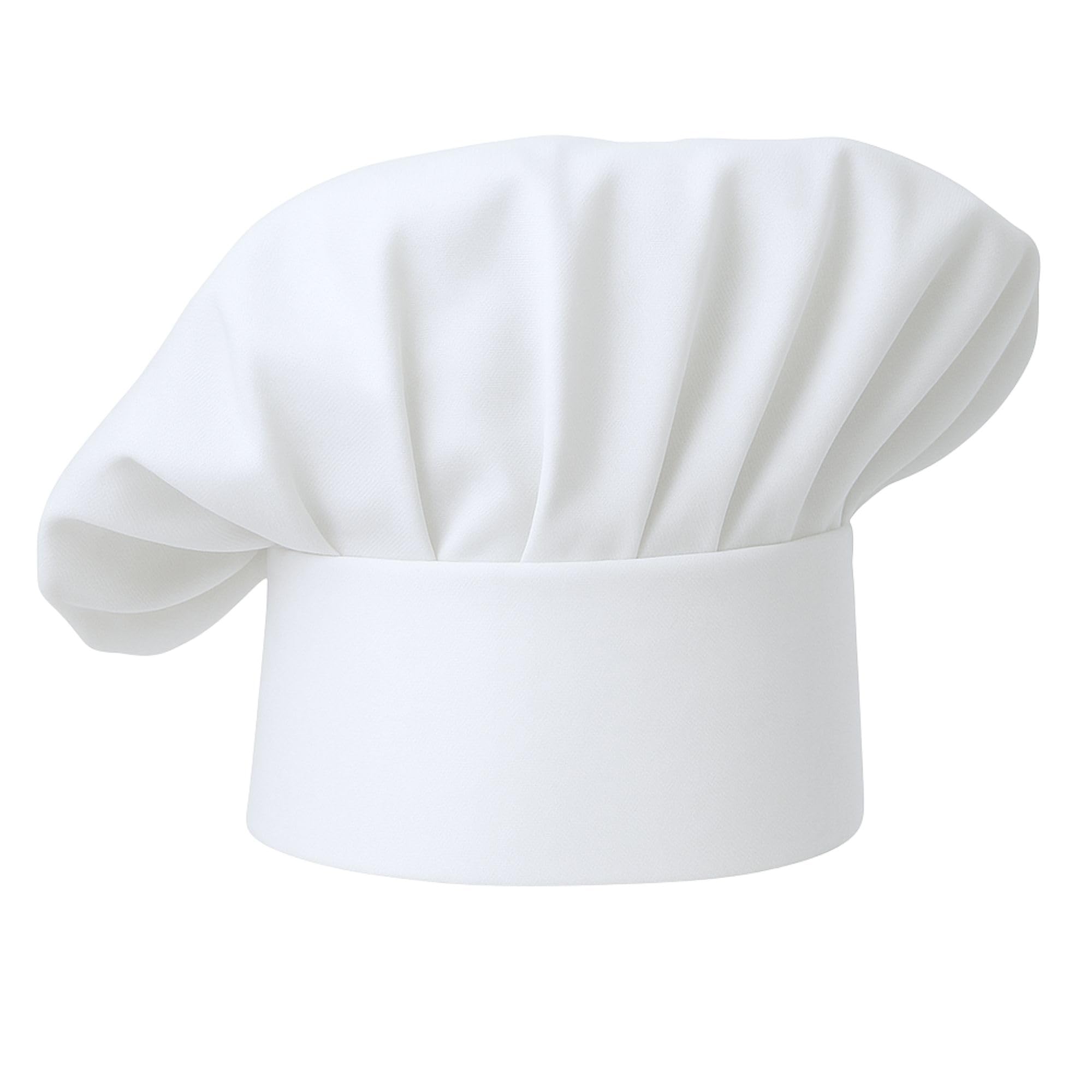 uniformer Chef Cap | Adjustable & Breathable Kitchen Hat | Unisex, Durable, Comfortable & Stylish | Perfect for Chefs, Cooks & Restaurants (White_Pack of 2) - Image 2 thumbnail