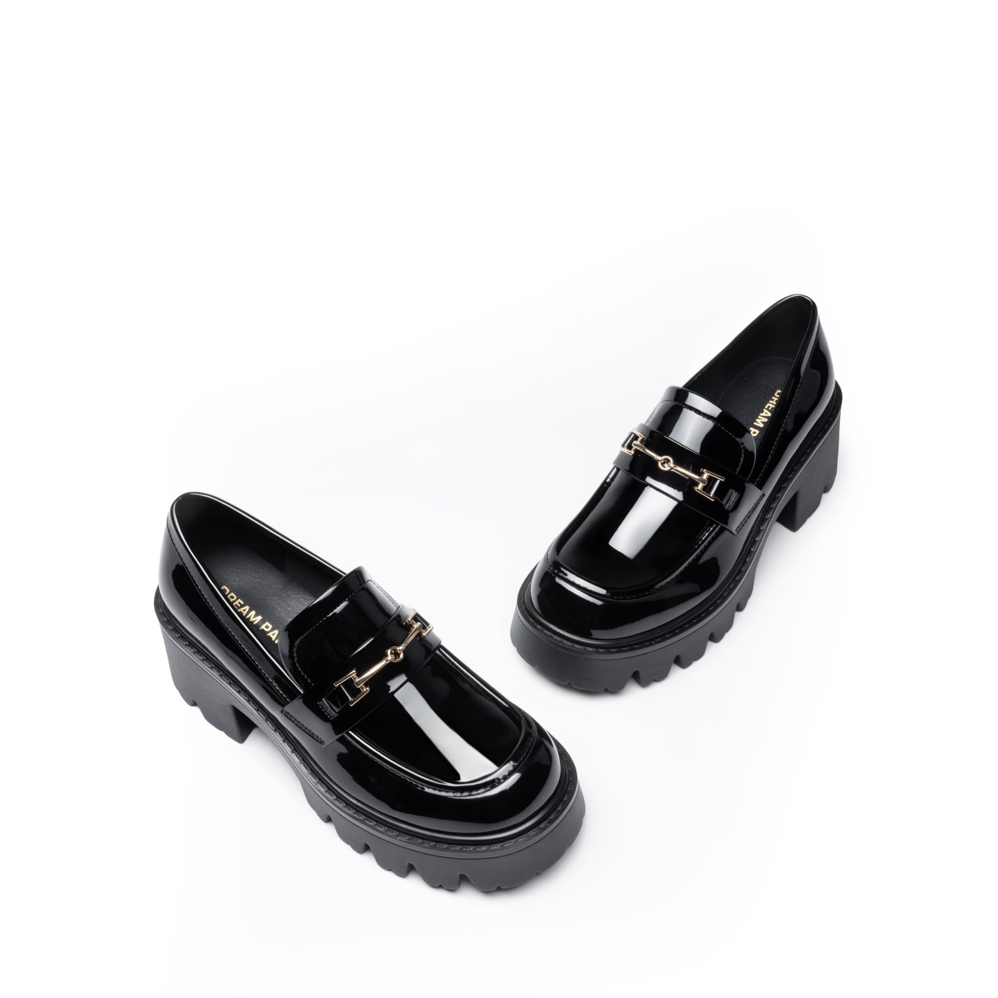 DREAM PAIRS Preppy Mocassini da Donna con Plateau Classico Comode Eleganti Casual con Lavoro