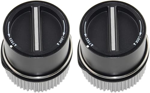 Par de bujes de bloqueo manual L+R 1C3Z3B396DA Reemplazo para 1999-2005 Fo-rd F250 F350 F450 F550 Excursion, 2001-2002 Lincoln Navigator 600-204