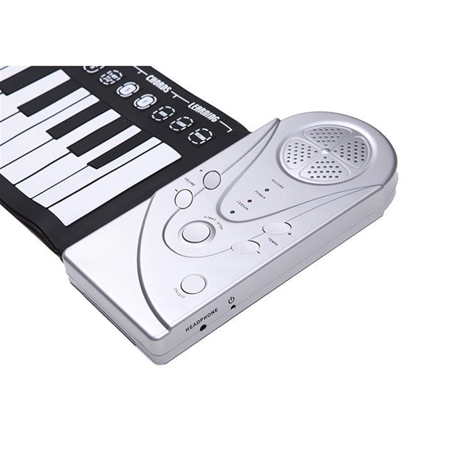 Tastiera Elettronica Multifunzione Pieghevole Portatile In Silicone Arrotolata A Mano A 49 Tasti Pianoforte Elettronico per Principianti