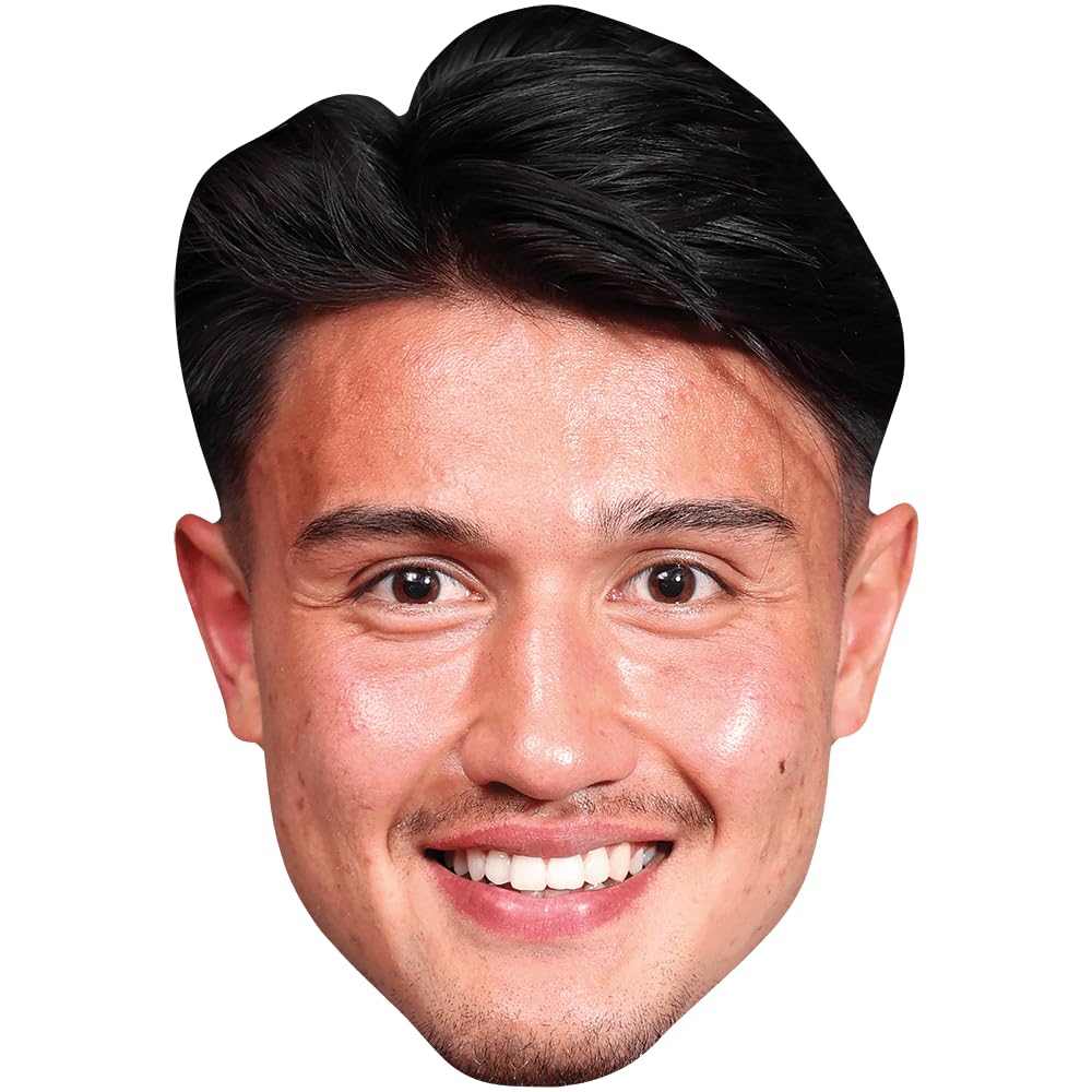 Celebrity Cutouts Lifelike Marcus Smith (Smile) Celebrity Mask, Flat Card Face, Fancy Dress Mask