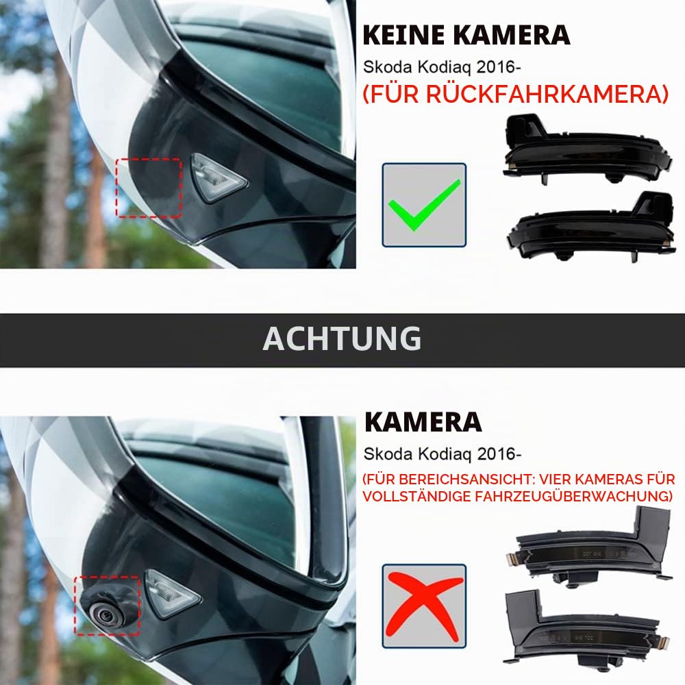 AutoStyle Satz LED Außenspiegel-Blinker passgenau