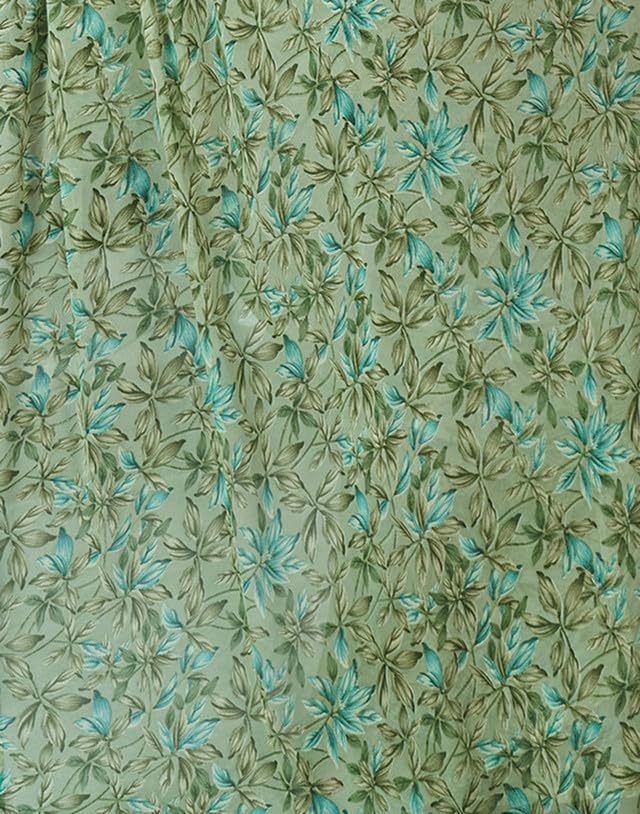 Image of SIRIL Women's Printed Georgette Saree with Unstitched Blouse
