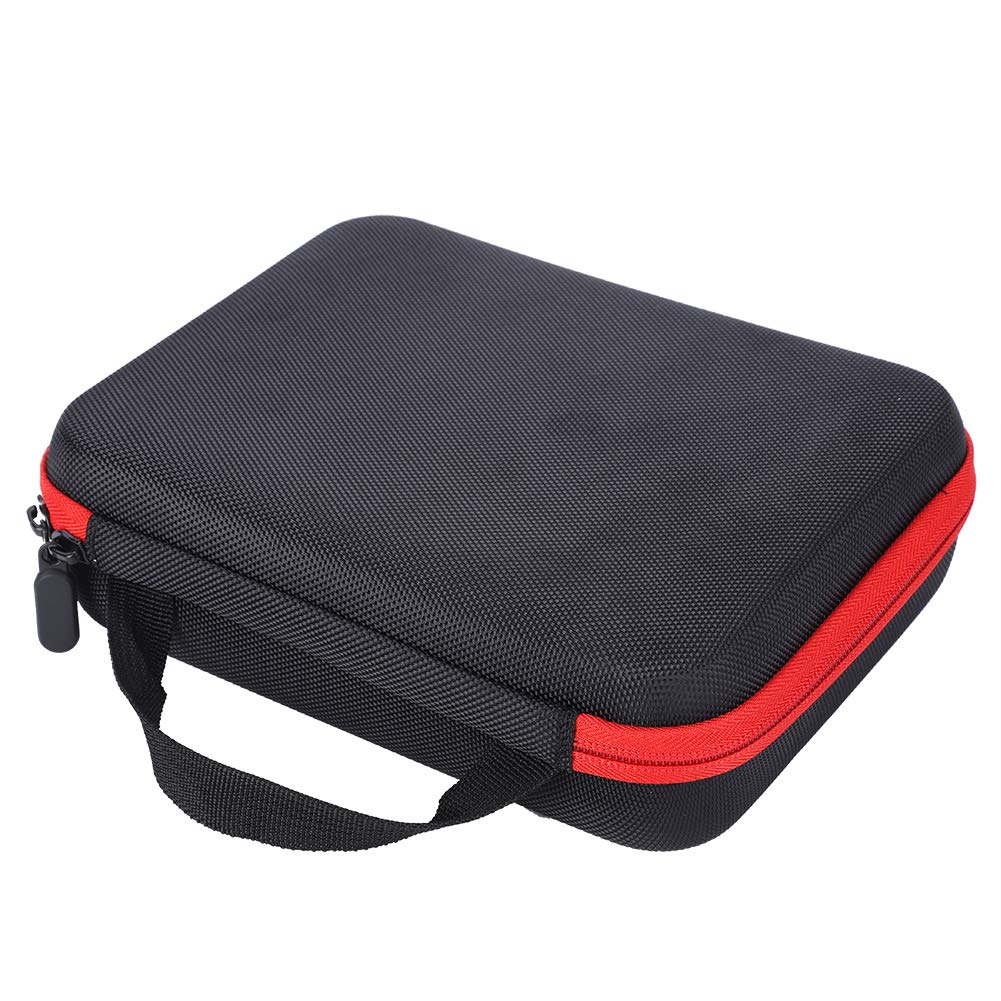 HERCHR 30 Grids Diamond Painting Storage Containers, Clear Plastic Jewelry Craft Storage Boxes Embroidery Diamond Storage Box Beads Organizer (Red)