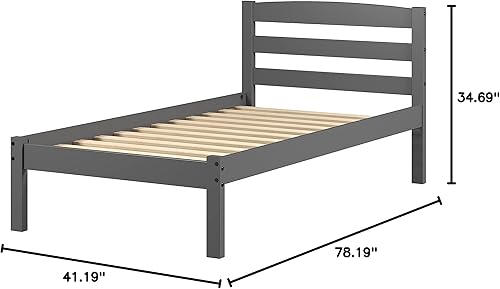 Miniatura 3 de DONCO KIDS Cama Econo Twin Plataforma Gris Oscuro