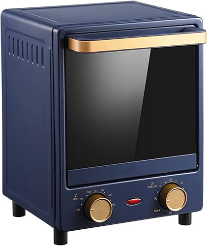 rumenfty Mini horno eléctrico vertical de tres niveles de 12 L 800 W control de temperatura ajustable y temporizador diseño compacto para el hogar