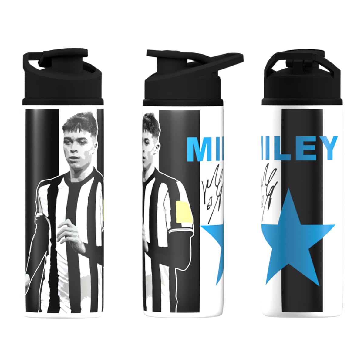 Partisan Newcastle Lewis Miley Water Bottle Aluminium 750ml – Football Fan Gift