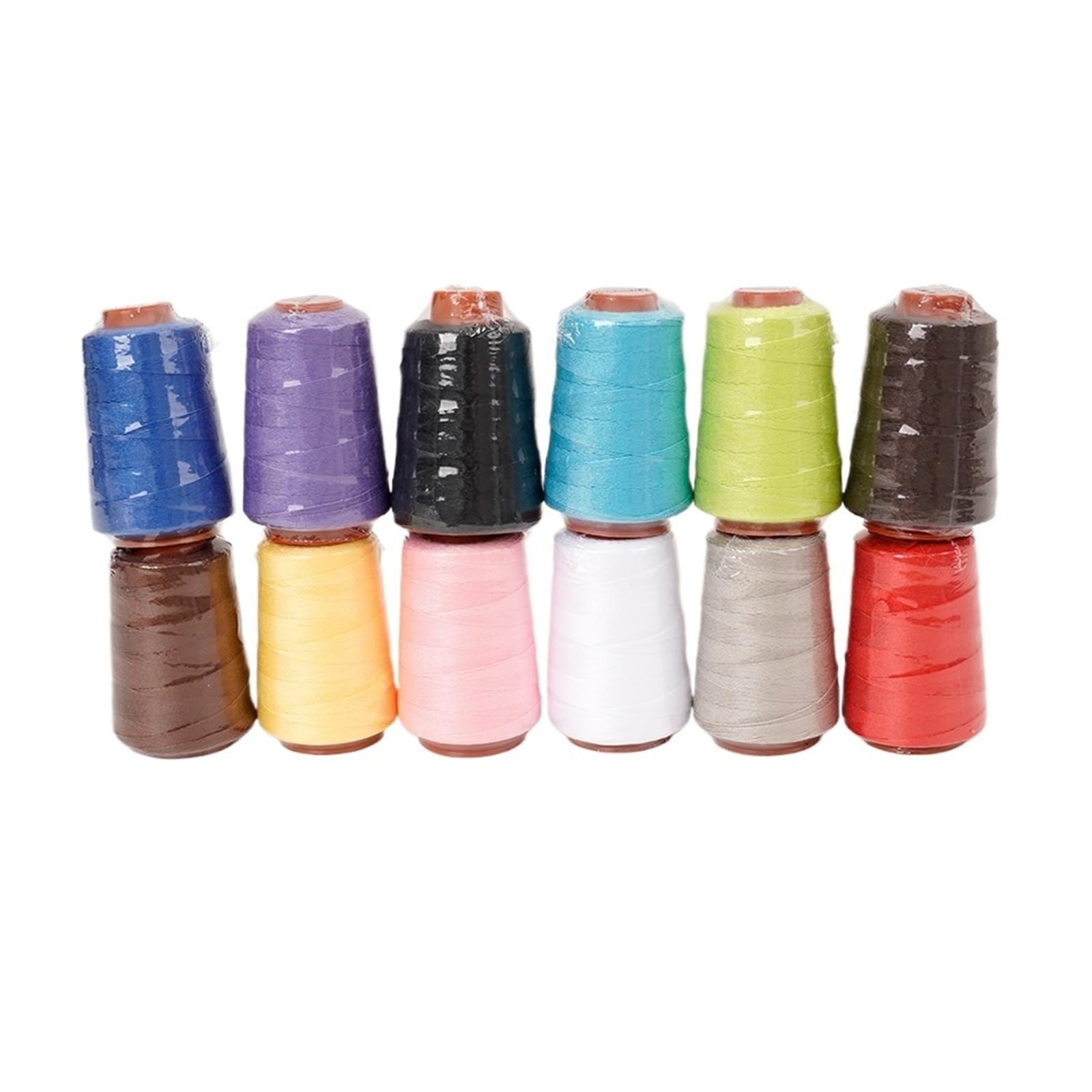 Set Di Fili for Cono Da Ricamo 12 Pezzi - Tipo 203 Macchina Cucire In Poliestere Vibrante 300 Iarde/bobina for Quilting