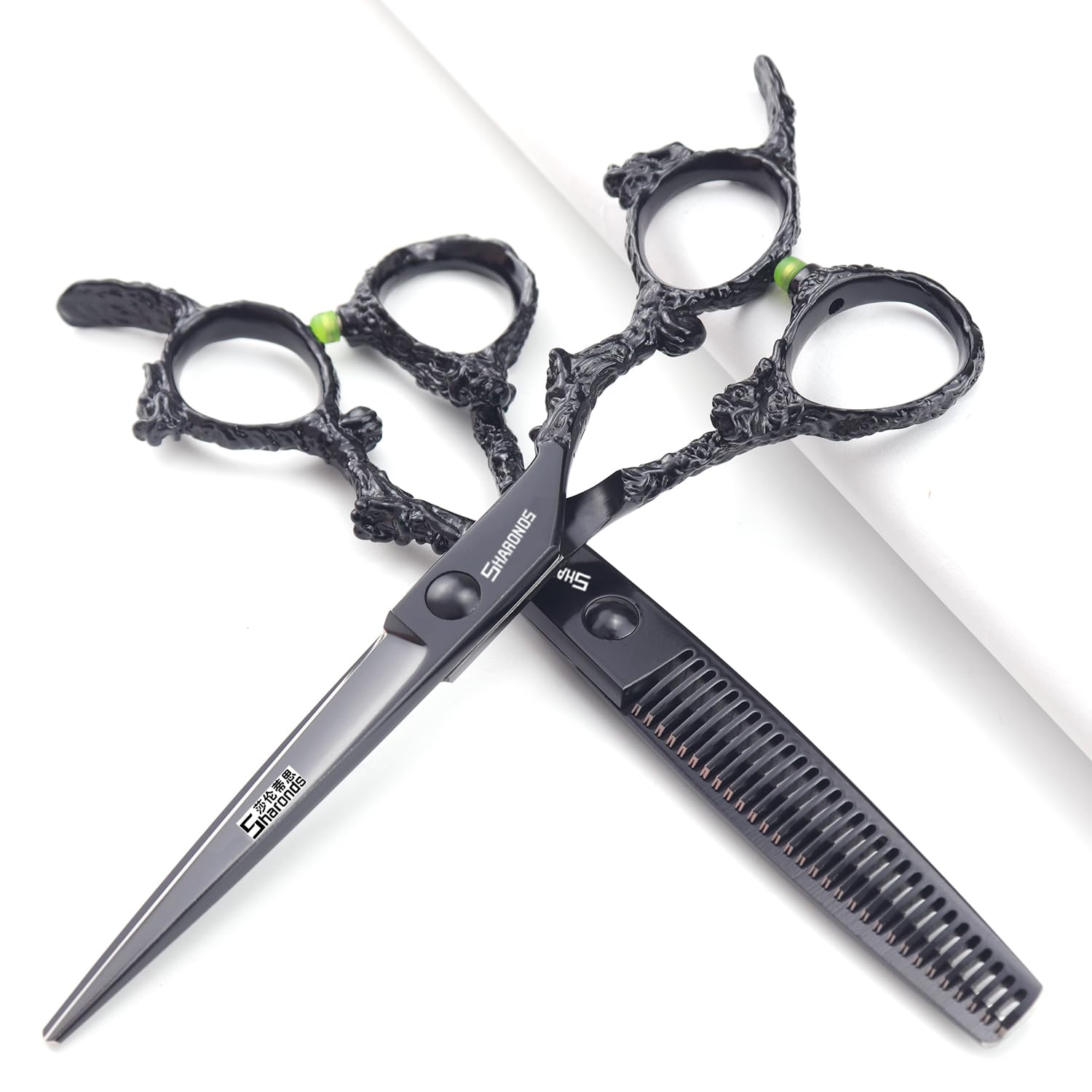 Japón se especializa en la importación de tijeras de corte de pelo 440c, tijeras de corte de pelo de acero 6/7 / 7.5/8 / 9 pulgadas - tijeras de corte de pelo especiales para peluqueros