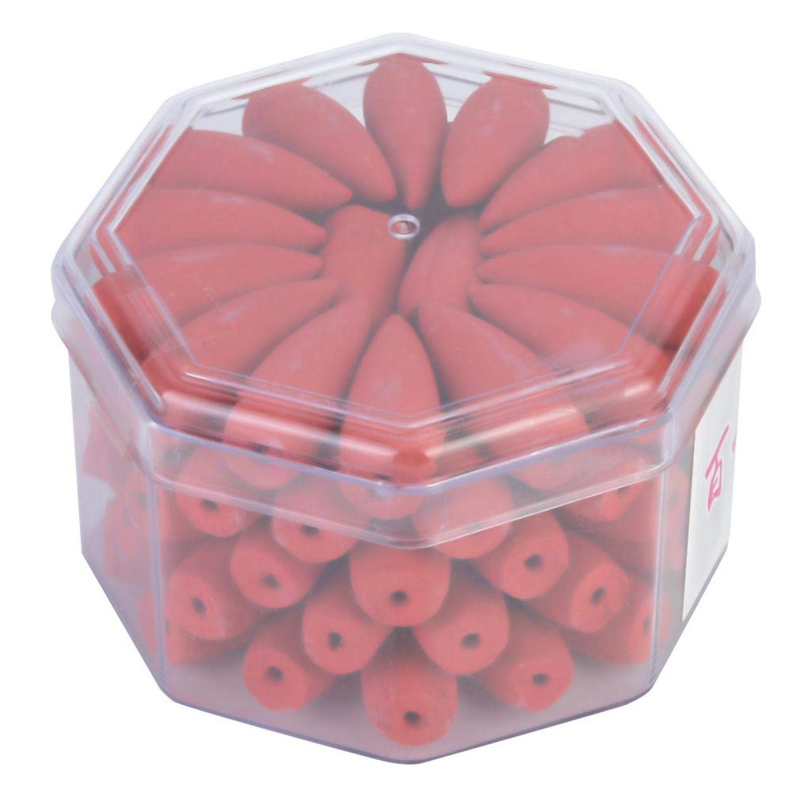 Incense, 1 Box of Backflow Tower Shape Agilawood Incense Cone with Natural Raw Material Traditional Processing(Lily)