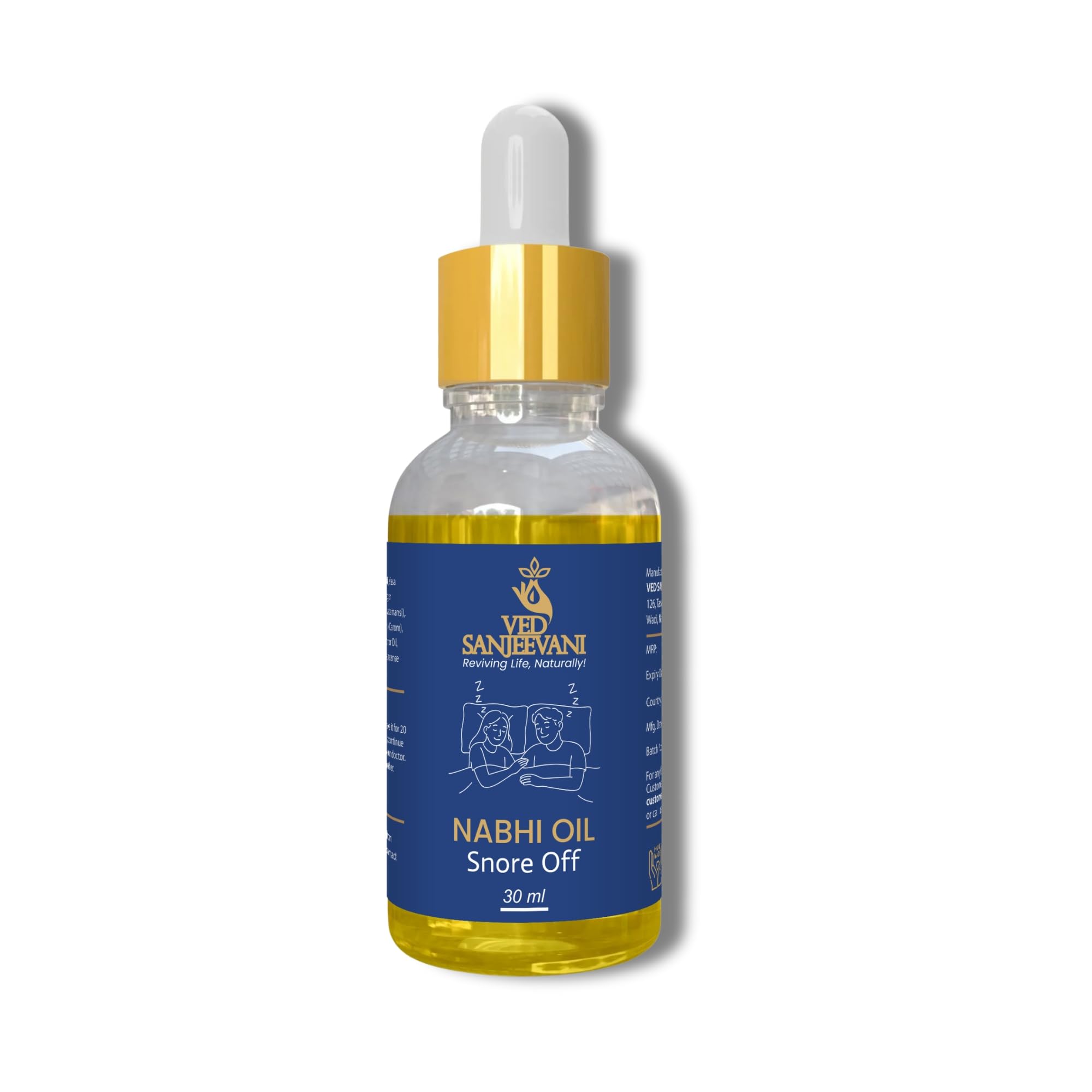 Ved Sanjeevani Snore Off Nabhi Oil 30 ML | Prevent Snoring while sleeping - Image 2 thumbnail