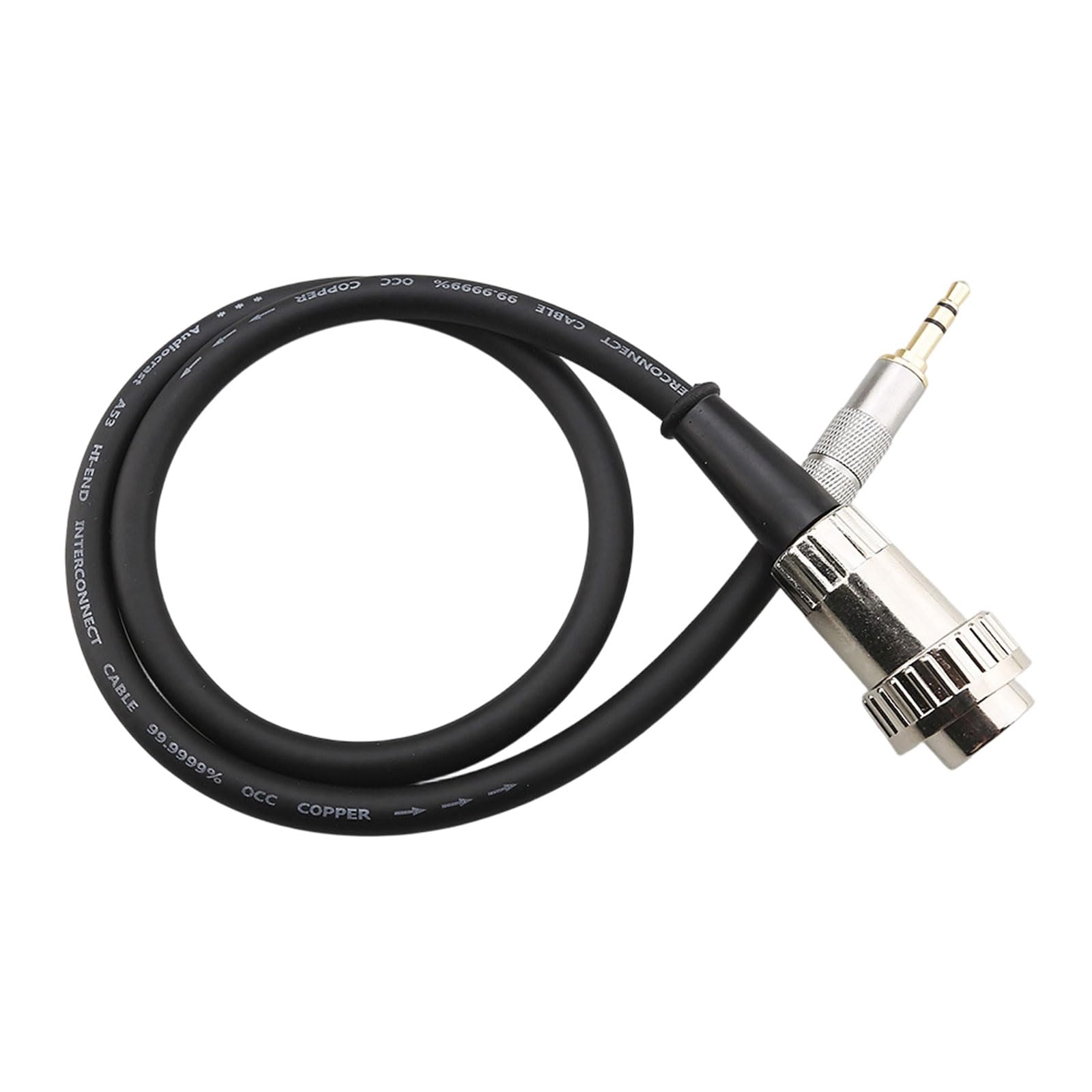 Cable de 3,5 mm a DIN de 5 pines para transmisión de sonido desde conectores, cable de sonido, ideal para música y reproducción