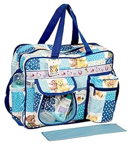 Bey Bee Baby Diaper Nappy Changing Baby Diaper Bag/Baby Bag/Mummy Bag/Handbag Mamas Bag {Diaper Bag} (Dark Blue, One Size)
