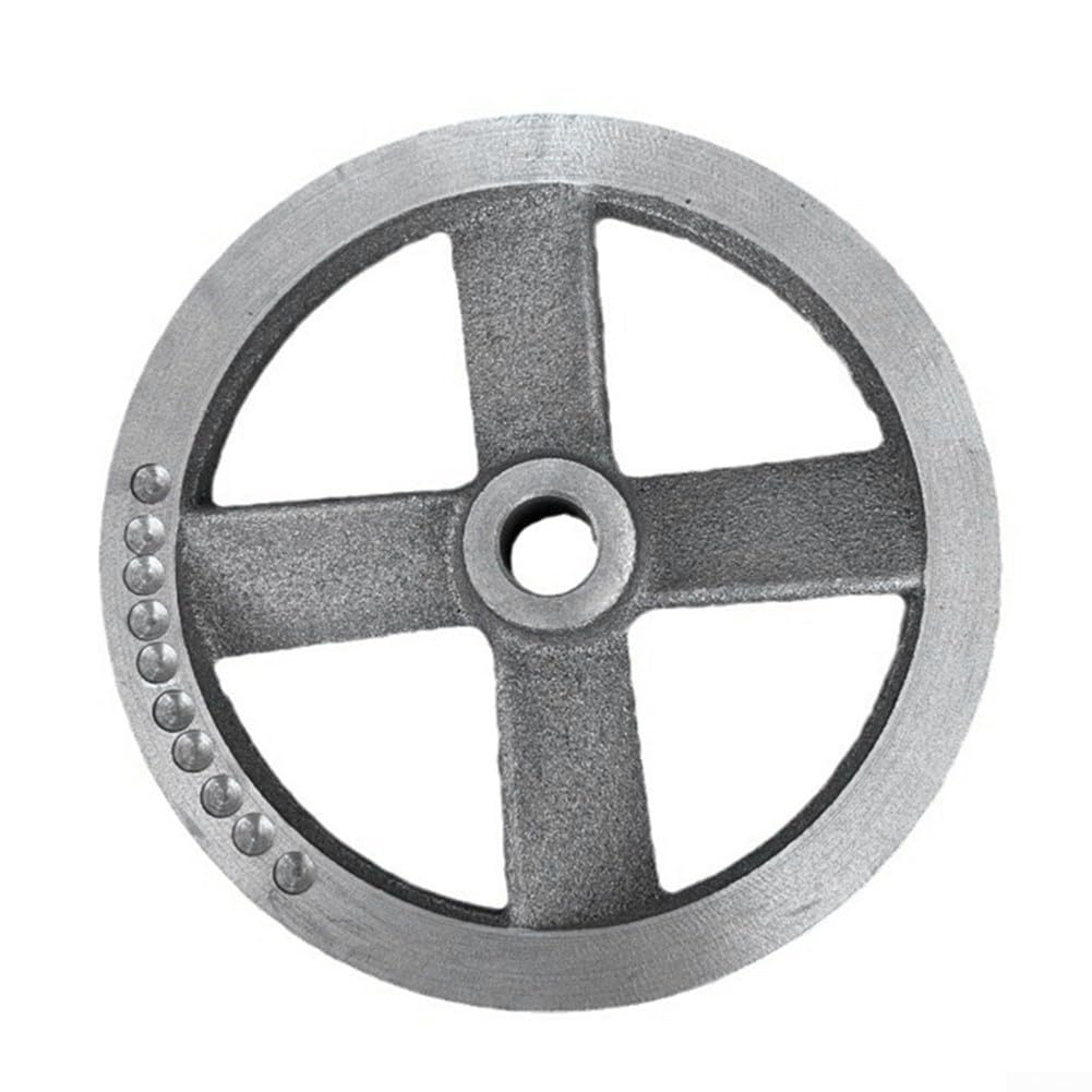 Puleggia a cinghia per compressore d'aria a scanalatura singola, struttura robusta, materiale metallico (B)