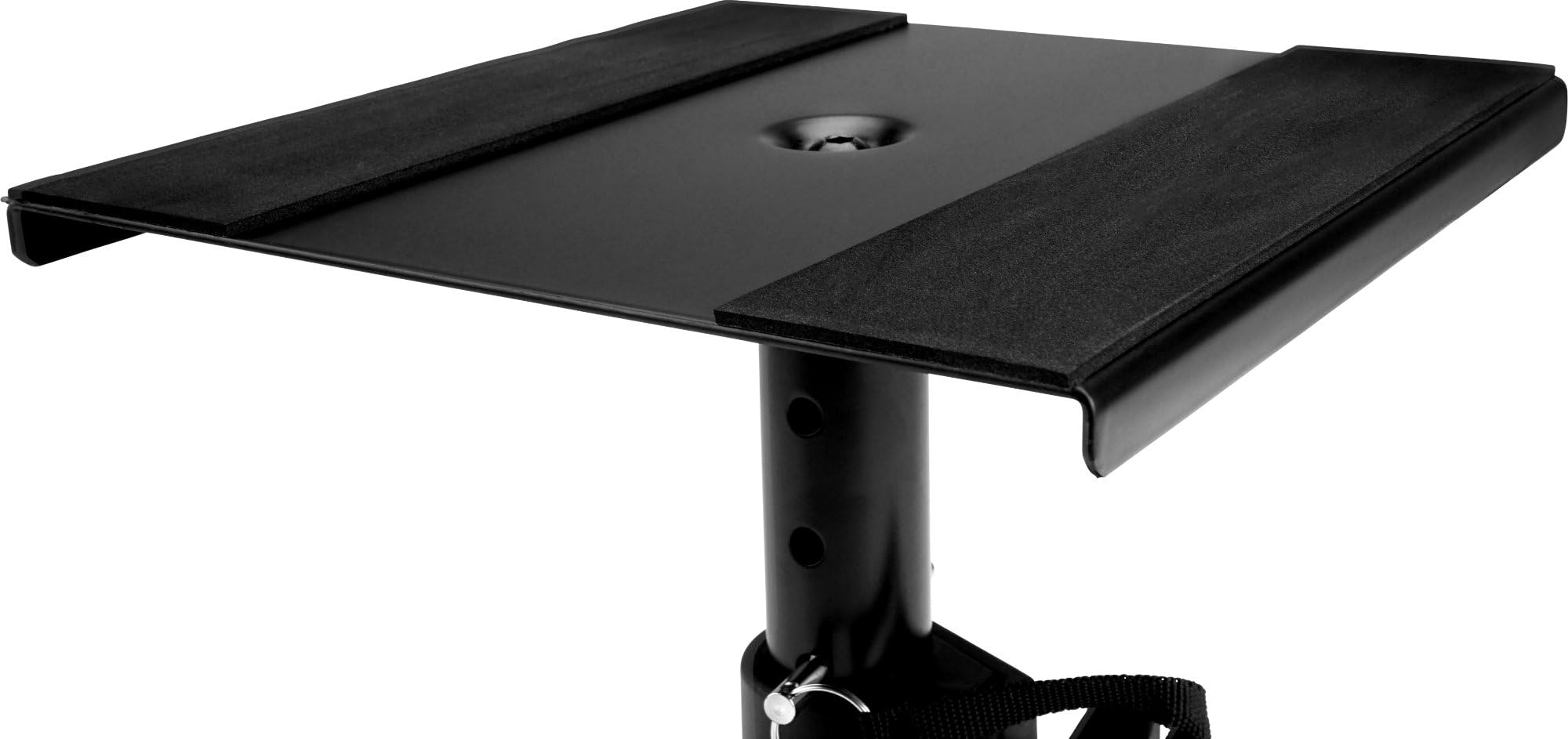 Pronomic SLS-15 Pieds de Table pour Moniteurs de Studio, 2 pieds stables, version basse, réglables 18,5-27,5 cm, surface avec bandes auto-agrippantes, couleur noire.
