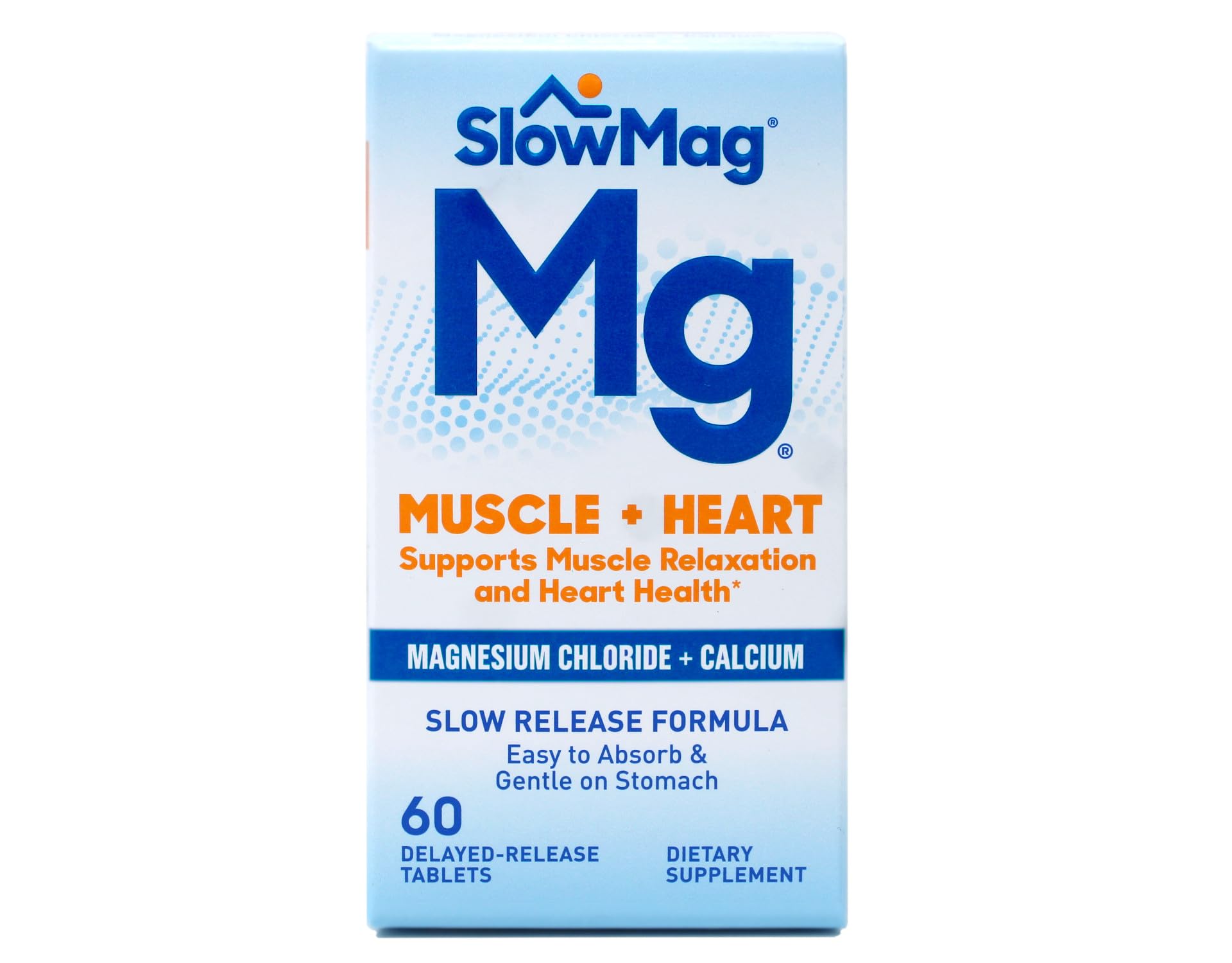 Slow-Mag Magnesium Chloride Plus Calcium Tablets 60