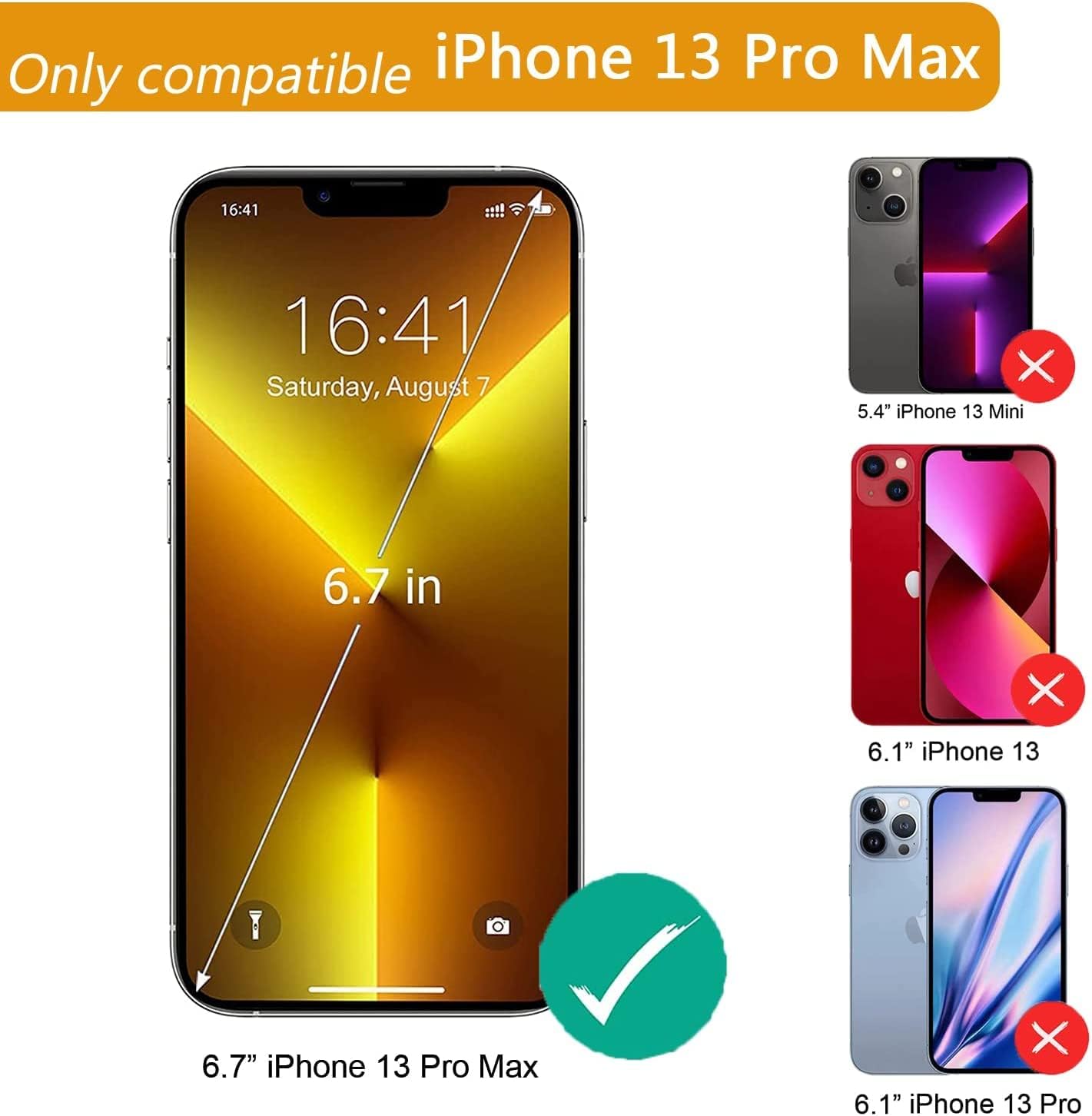 Buy AFTRYOUGO Battery Case iPhone 13 Pro Max(6.7 inch), 7000mAh Qi