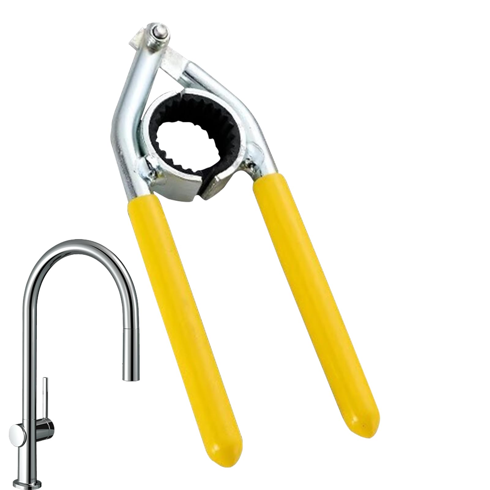 Carbon Steel Cache Aerator Wrench,Rust-Proof Kitchen Sink Aerators - Wear-Resistant Aerator Removal Wrench for Washing Machine Faucet Basin Faucet Soptec