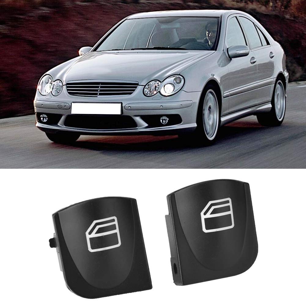 RiToEasysports Pokrywa Przycisku Lądowania Trwałej Instalacji Okna łatwa Anty-dla W203 C230 C240 ​​C280 C320 AMG Dopasuj do Wszystkich Modeli