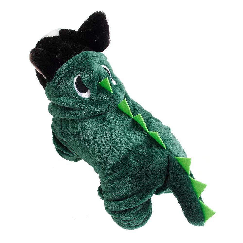 Cute Halloween Pet Dog Puppy Teddy Costume Outfit Dinosaur Elk Koala Frog Rabbit Cow Shark Coral Fleece Cat Animal Apparel Autumn Winter Clothes